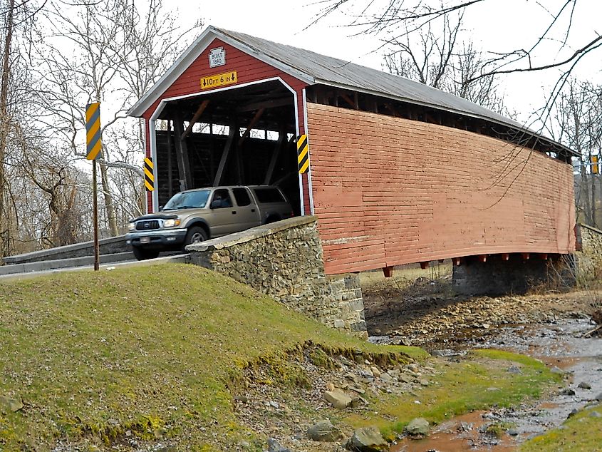 Jacks Mountain Covered Bridge in Carroll Valley, Pennsylvania