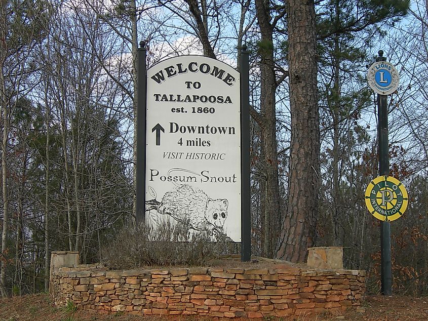 Welcome to Tallapoosa, Georgia.