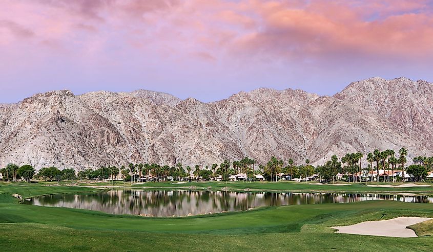 PGA West golf course in La Quinta, Palm Springs, California