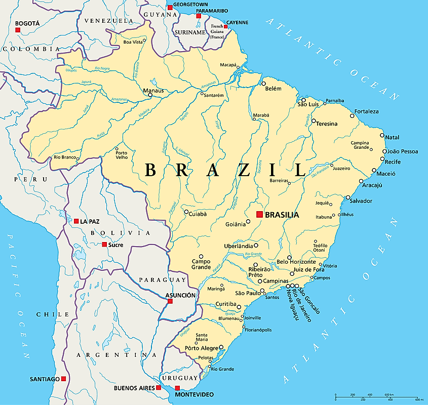 Brazil map