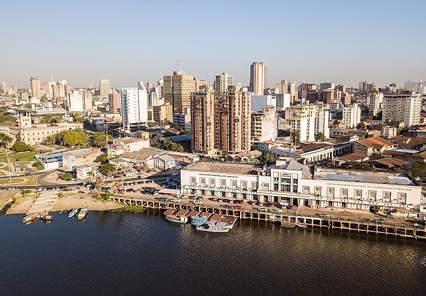 Latin American capital of Ciudad de Asunción Paraguay 