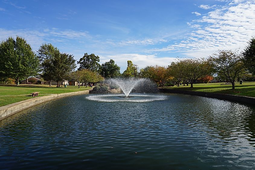 Janssen Park in Mena, Arkansas.