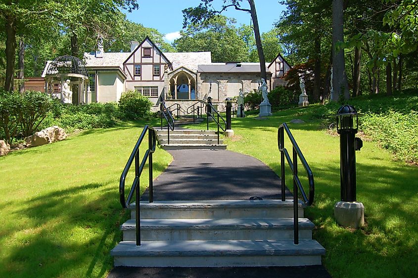 The Henri Bendel Mansion at the Stamford Museum & Nature Center in Stamford, Connecticut