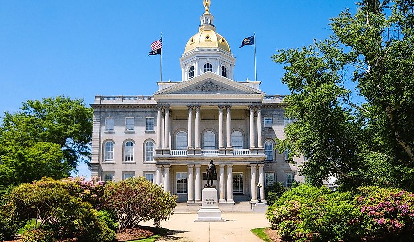 New Hampshire State Historic Site in New Harmony, New Hampshire.