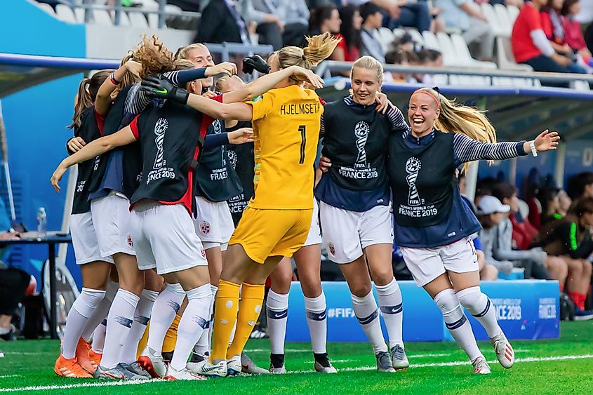 women in Norway football team