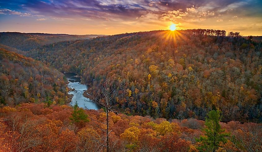 East Rim Overlook, Big South Fork National River and Recreation Area, Tennessee