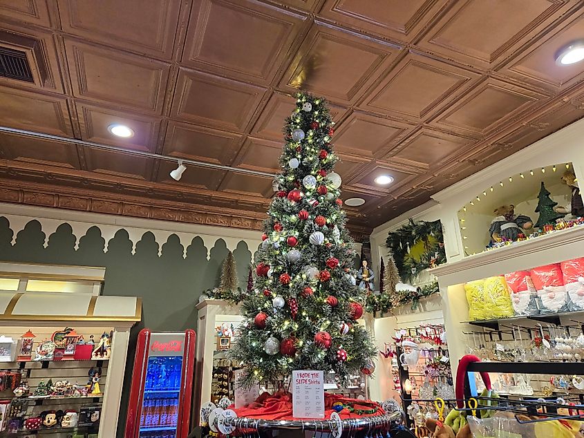 Inside Castle Noel in Medina, Ohio.