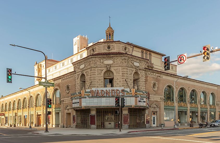 Warnos Theatre is a historic theatre and landmark in Downtown Fresno, California. 
