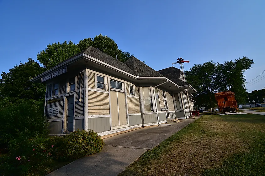 Webster City Historic Park in Iowa.