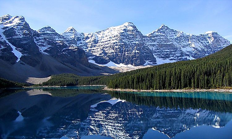 Moraine Lake in the Canadian Rocky Mountains