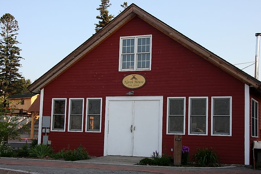 The North House Folk School in Grand Marais, Minnesota.
