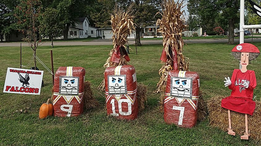 One of the numerous 2020 SeptOberfest decorations/displays in Wabasha, Minnesota.