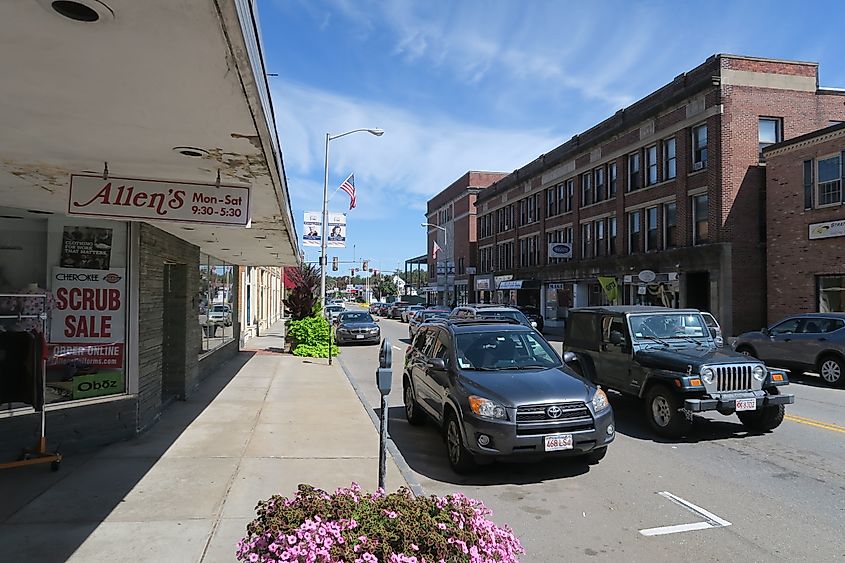 Main Street in Leominster, Massachusetts