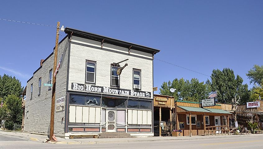 Downtown Ten Sleep in Wyoming