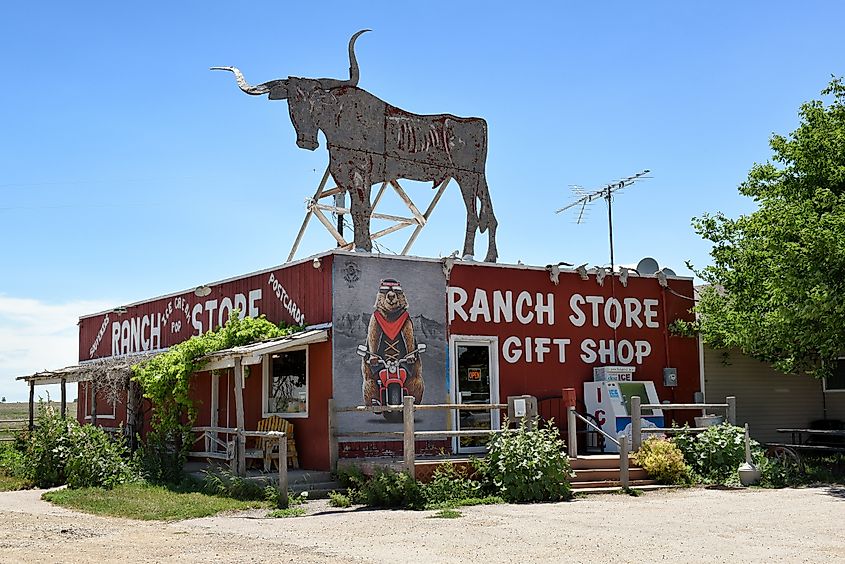 The Badlands Ranch Store in Philip, South Dakota.
