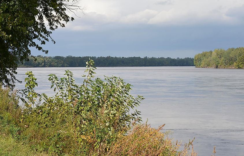 Missouri River in New Haven, Missouri.