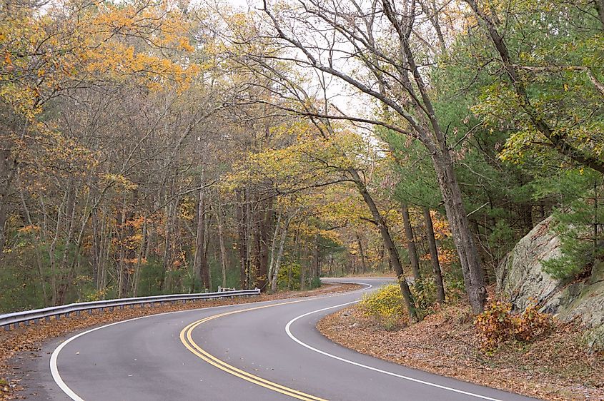 Wampatuck Road in Blue Hills Reservation.