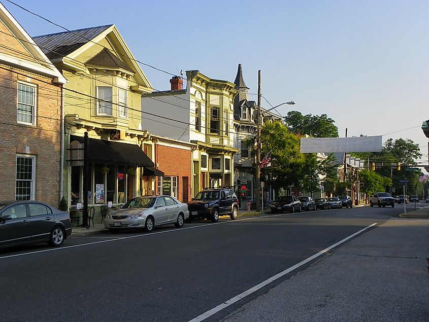 Beautiful downtown of Centreville, Maryland