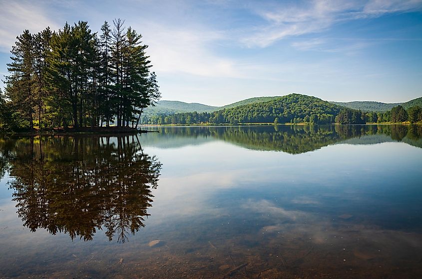Allegany State Park's Red House Lake.