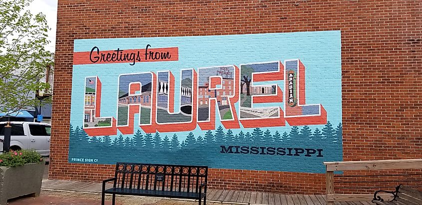 Laurel, Mississippi. By Pairko - Own work, CC BY-SA 4.0, Wikimedia Commons.