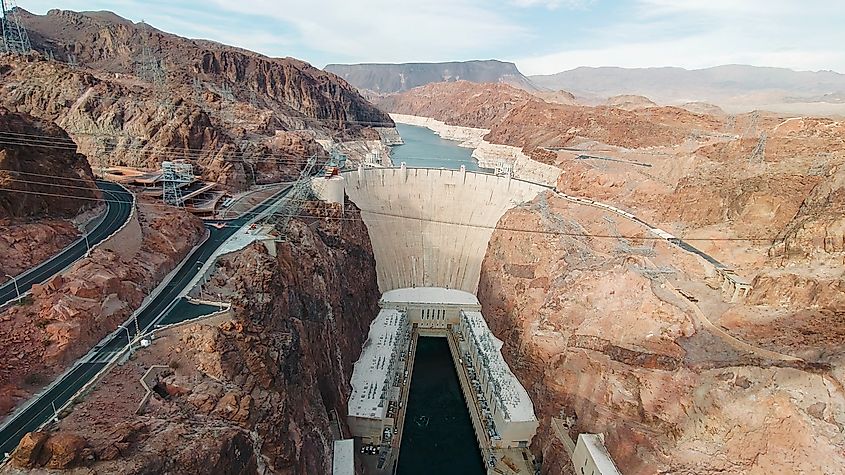 Hoover Dam View From Bridge