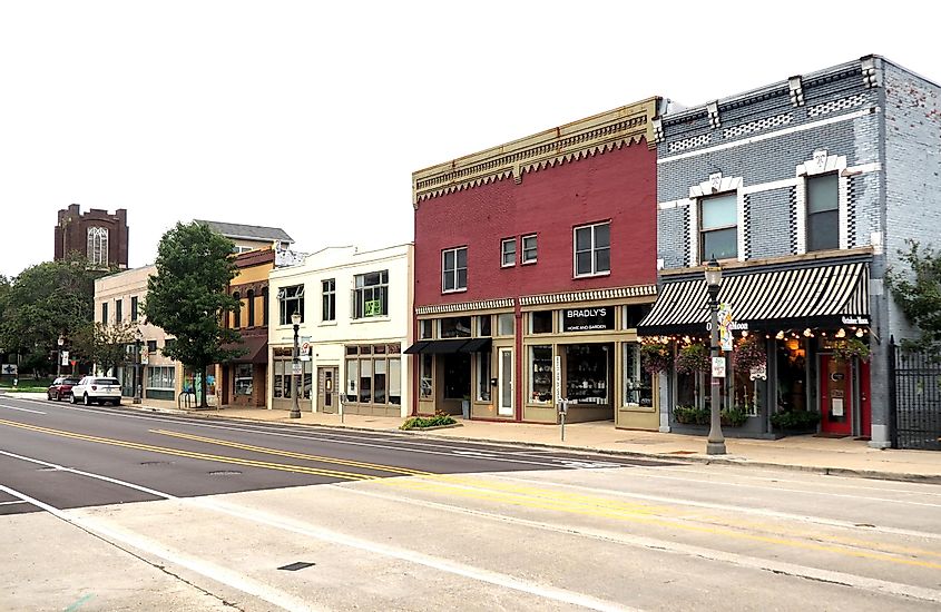 The Old Town Lansing in Michigan.