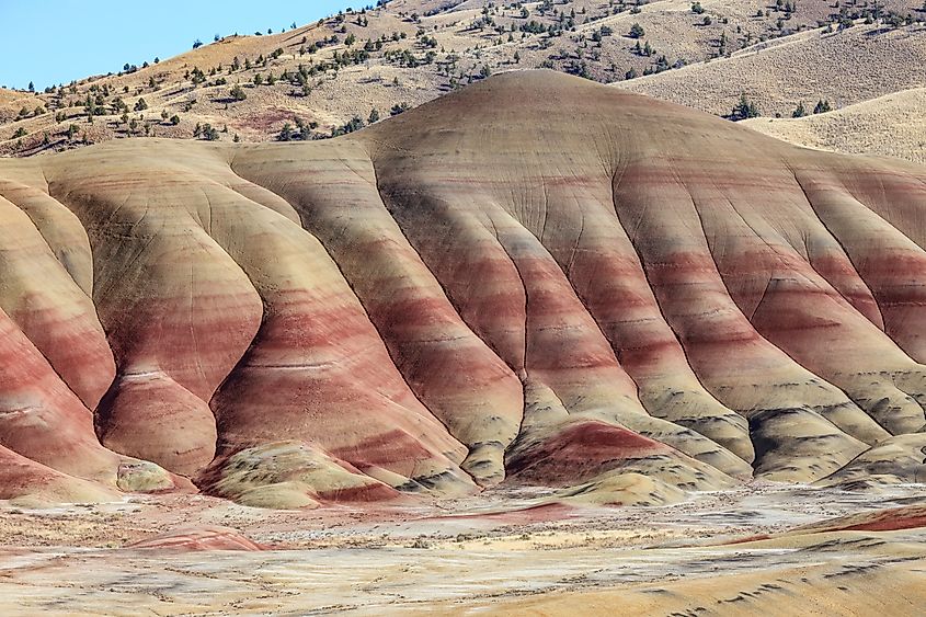 Painted Hills in John Day Fossil Beds National Monument, Oregon.