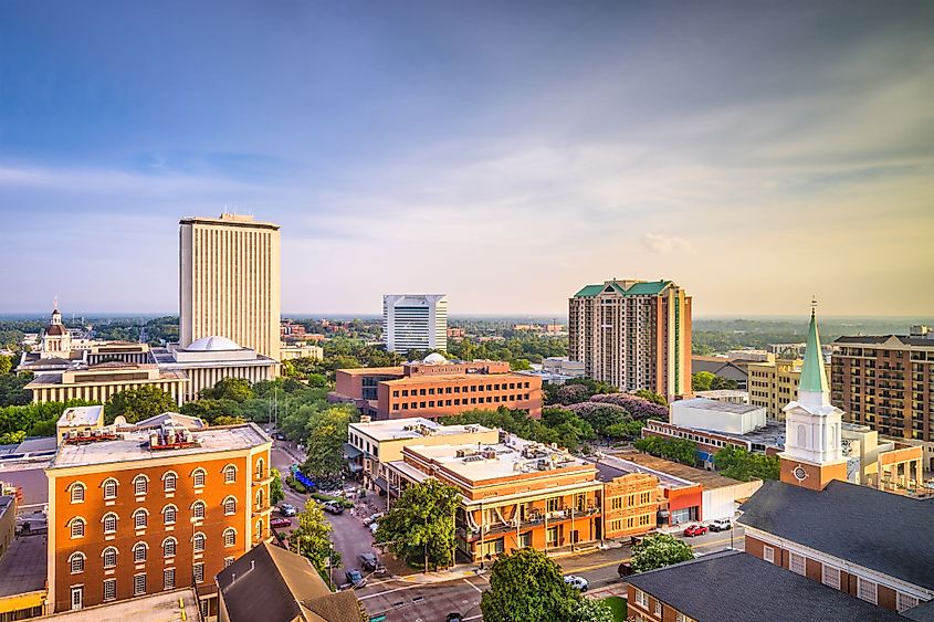 Tallahassee, Florida downtown skyline