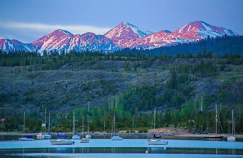 Frisco Bay Marina in Frisco, Colorado.