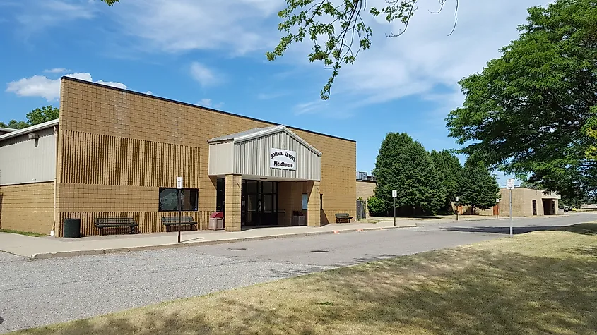Melvindale Civic Center and John J. Kessey Fieldhouse, Melvindale, Michigan