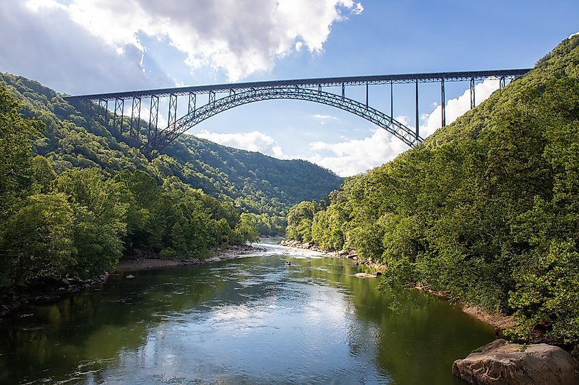 New River Gorge Bridge near Fayetteville, West Virginia