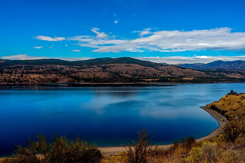 Lake Roosevelt National Recreation Area in Washington, United States