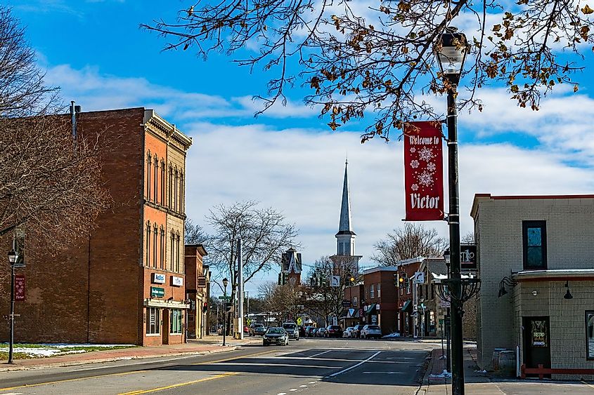 Street view in Victor, via Kathe Harrington, https://www.newyorkupstate.com/western-ny/2019/12/a-day-in-victor-photo-essay-of-people-places-in-upstate-ny-village.html