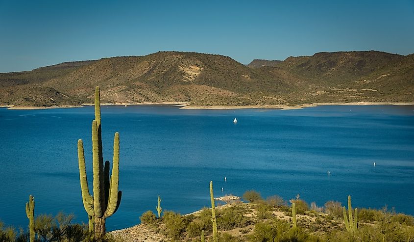 Lake Pleasant at sunset