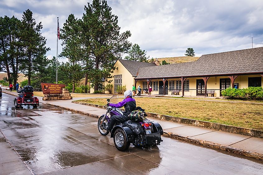 Wind Cave National Park Visitor Center near Hot Springs, South Dakota.