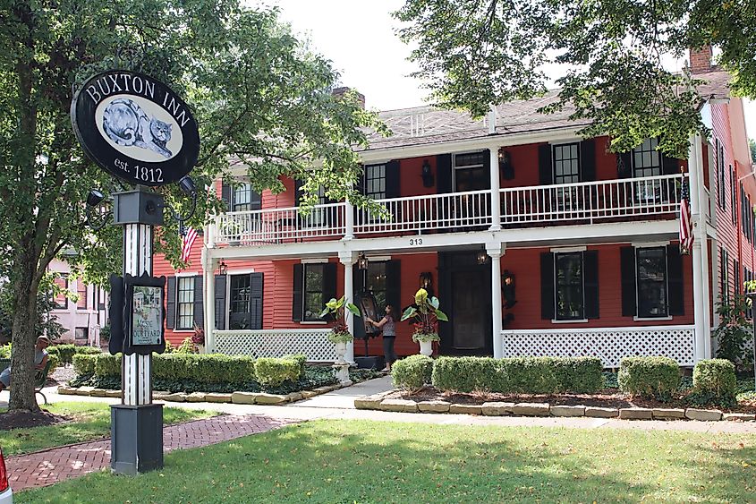 Buxton Inn in Granville, Ohio.