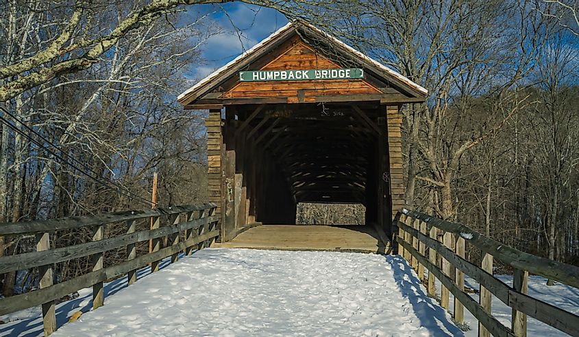 Humpback Bridge located in Covington, Virginia
