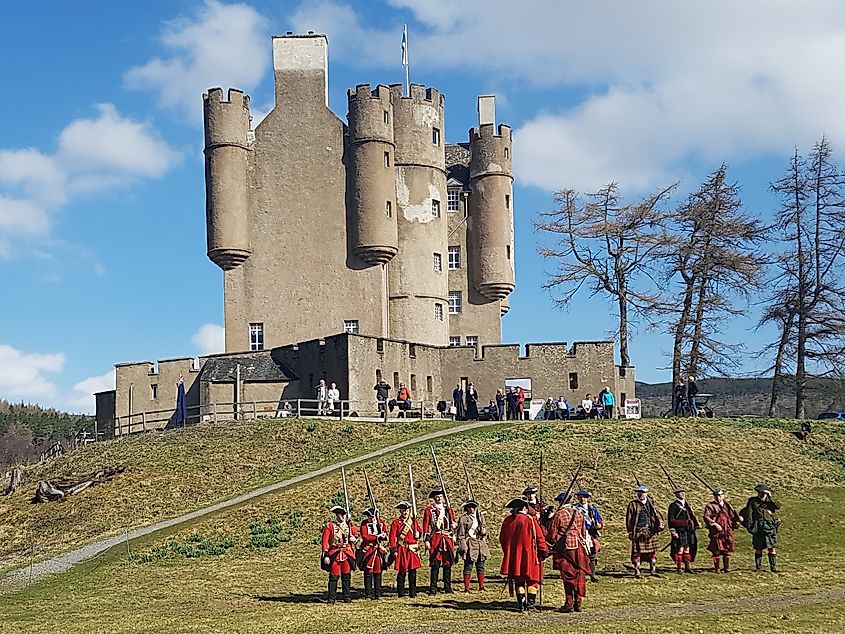 Braemar Castle in Braemar, Scotland