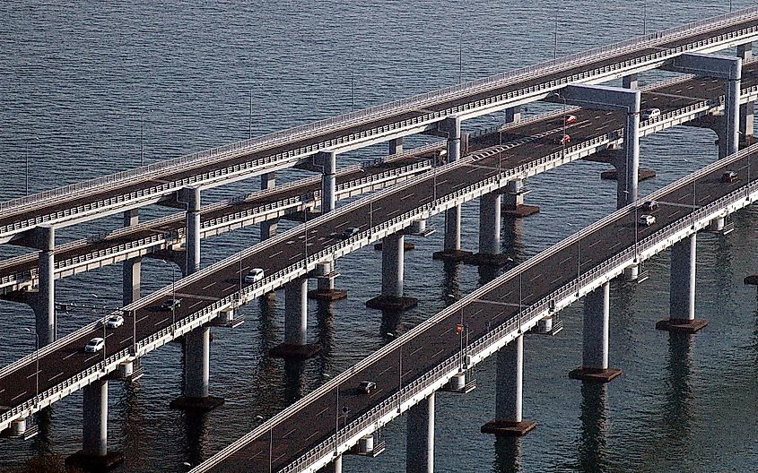 Danyang-Kunshan Grand Bridge in China.