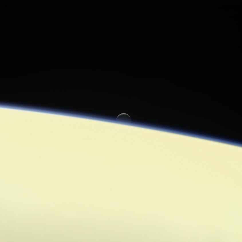 Saturn and Enceladus