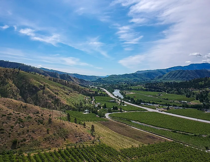 Cashmere, Washington, is located near Peshastin Pinnacles State Park.