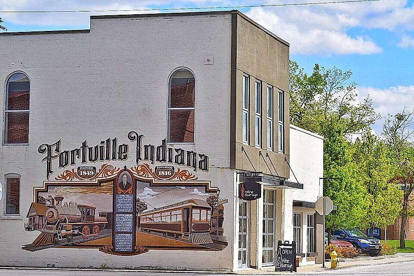Downtown mural, Fortville, IN