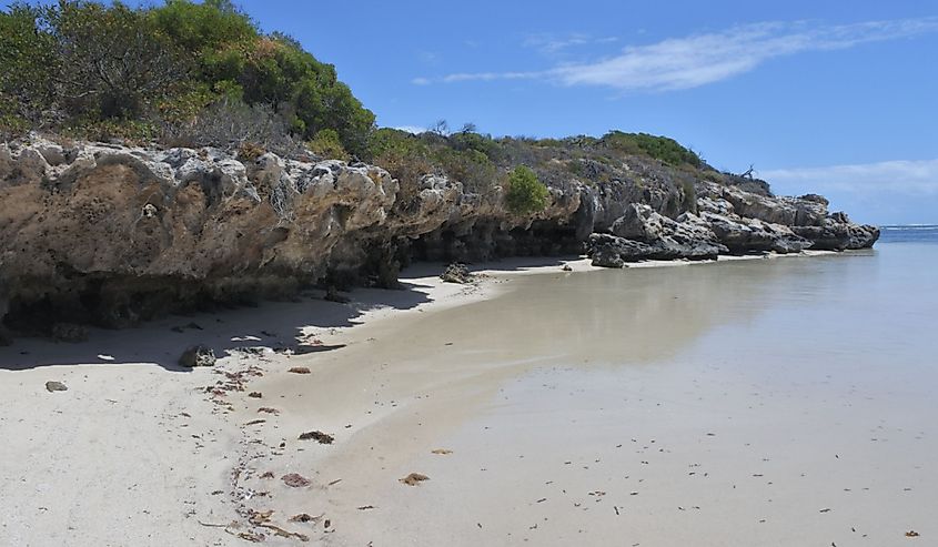 Landscape view of Dynamite Bay in Green Head Western Australia