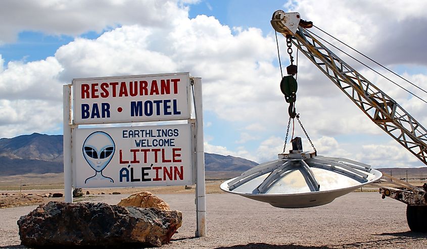  Restaurant and gift shop near Area 51 on the Extraterrestrial Highway