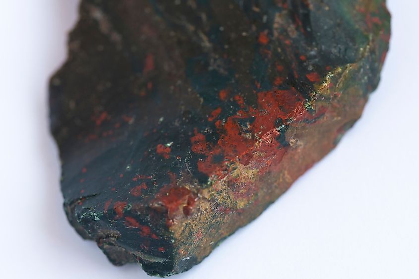 Bloodstone mineral aggregate