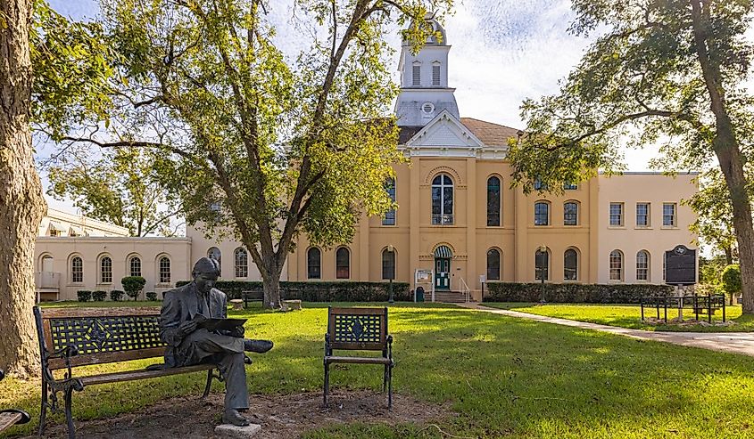 The Jasper County Courthouse in Jasper, Texas.