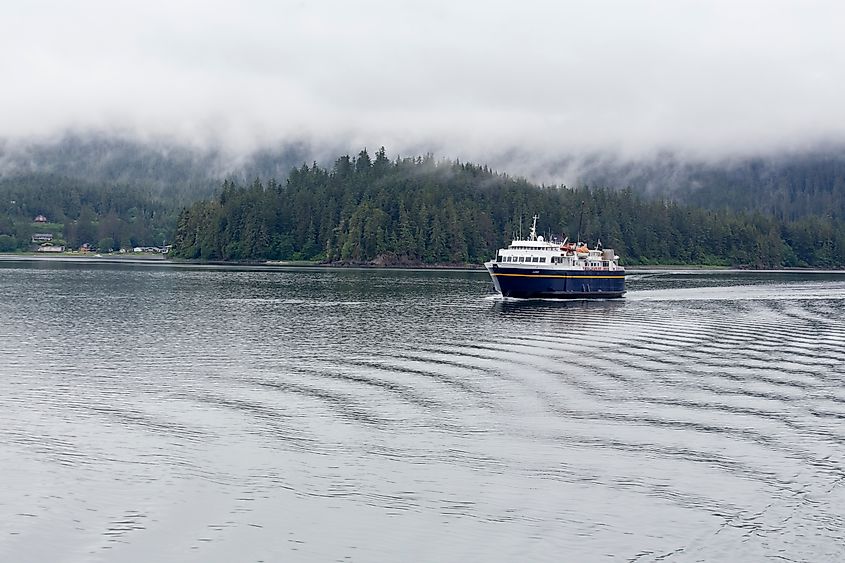The Alaska Marine Highway System is a vital transportation network for the southeast island communities.