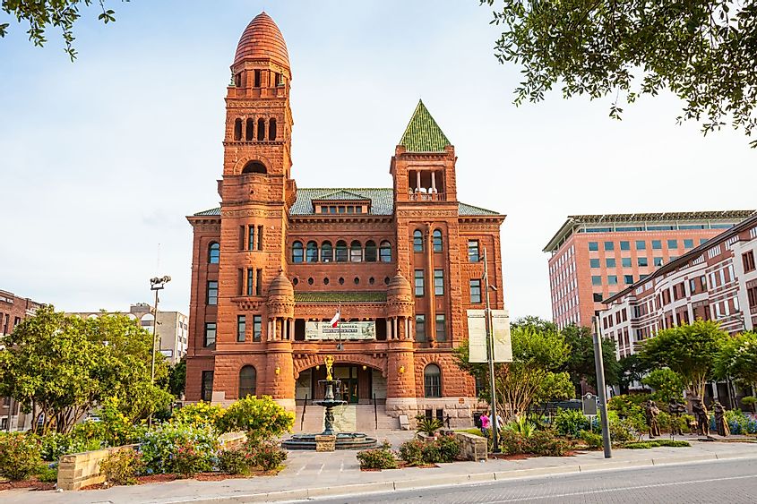 The historic Bexar County Courthouse in San Antonio, Texas