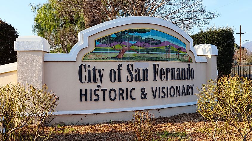 Entrance to San Fernando, California