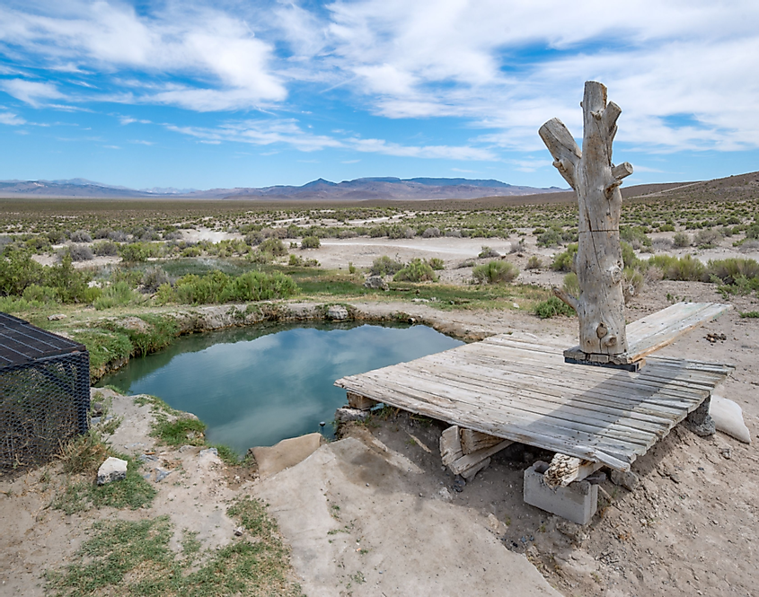 Spencer Hot Springs in central Nevada